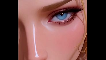 3D AI HQ Blonde BJ Big tits Firm tits Breast Expansion POV wSound added