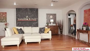 Big tits girlfriend got cheated but joins in for a threesome