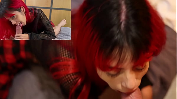 Emo Spinner Leah’s Casting: Teasing Blowjob, Cowgirl, Hard Doggie