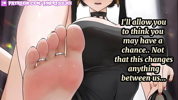 (Hentai JOI) 4 Min JOI Challenge: You Become Your Ex-Wife’s Slave (femdom, feet, humiliation)