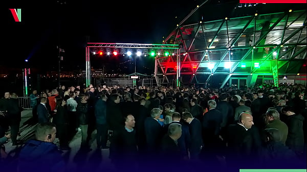 Hungarian midget fucks Europe in front of cheering crowd