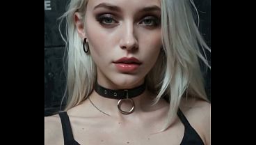 Preview Teaser – Ai POV Hot Emo Blonde Goth Busty Girl Beautiful Babe Titfuck Anal and Facial Cumshot