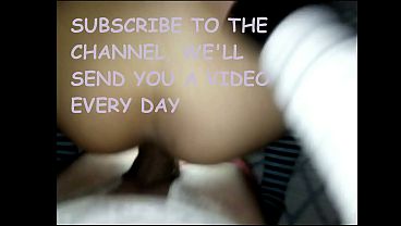 Watch as my wife fucks my ass with her double-headed dildo, pegging, bonding