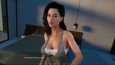 Away From Home Cap 2 – Dos MILFs En Un Jacuzzi y Una Mamada En El Baño