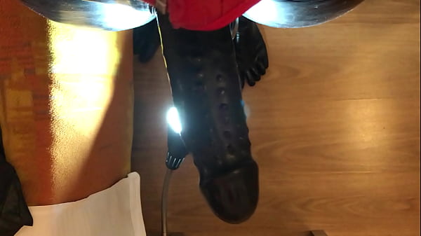 Corset and latex cock