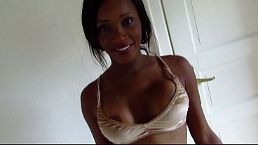 HOT EBONY AND HER BOYFRIEND ADD A GORGEOUS BLONDE TO THE MIX