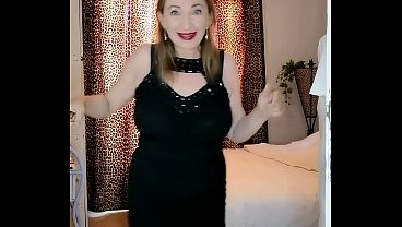 She’s wearing tights and no panties! Sexual revelations at a party.