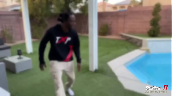 While working from home LovelyLanalee caught her neighbors husband MrBlvckRose being a peeping pervert in her back yard a …