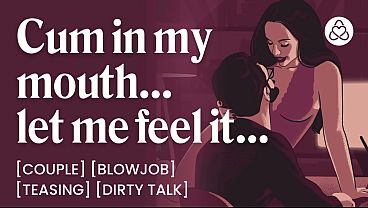 ASMR Audio Porn: Wife Gives You a Blowjob and Makes You Cum in Her Mouth at Home – Teasing, Oral & Dirty Talk – Erotic Audio Roleplay for Women