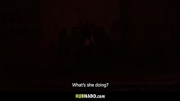 Blonde Beauty Ashley Morena Gets Wild in Public and Takes It All