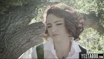 Kinky redhead teen gets anal fucked roughly by mature sugar daddy