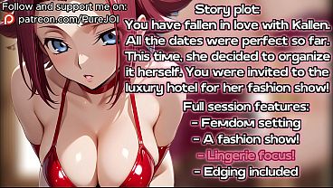 Kallen Kozuki made a special lingerie fashion show for you (JOI)