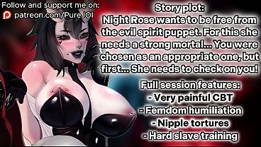 Night Rose trains a good puppet for the evil spirit (Hard CBT JOI)