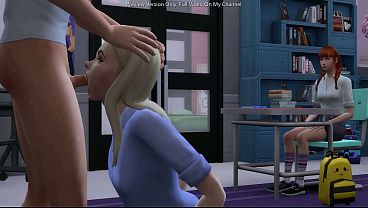 Small Dick Teen Fucks His Hot Sexy Teacher In Front His Classmates – sims 4 – 3D Hentai