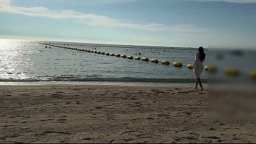 POV Stranger on a public beach invited to her hotel / RIDING MY COCK HARD