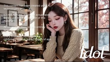 The same Asian girl from the cafe who I wanted to fuck right on the table [AI]