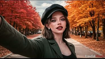 An attractive French woman showed what her mouth is capable of. She doesn’t just French kiss—she also gives blowjobs. [AI]
