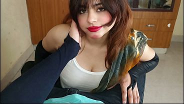 Hot Indian girl giving juicy blowjob in return of hard Doggystyle and missionary fuck. (A.i)