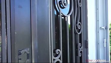 Lucky peeping tom gets to fuck big tits asian milf neighbor