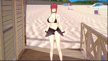 Makima Bikini POV sex on the beach – Chainsaw man | Full & Pov version on Sheer & PTRN: Fantasyking3