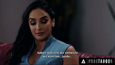 PURE TABOO Stepmom Sheena Ryder Surrenders To Stepsons DP Threesome Request – GERMAN SUBTITLES